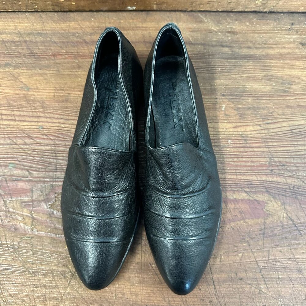 THE FLEXX Black Leather Draper Loafer 38 - Picture 8 of 12